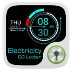 go locker electricity theme android application logo